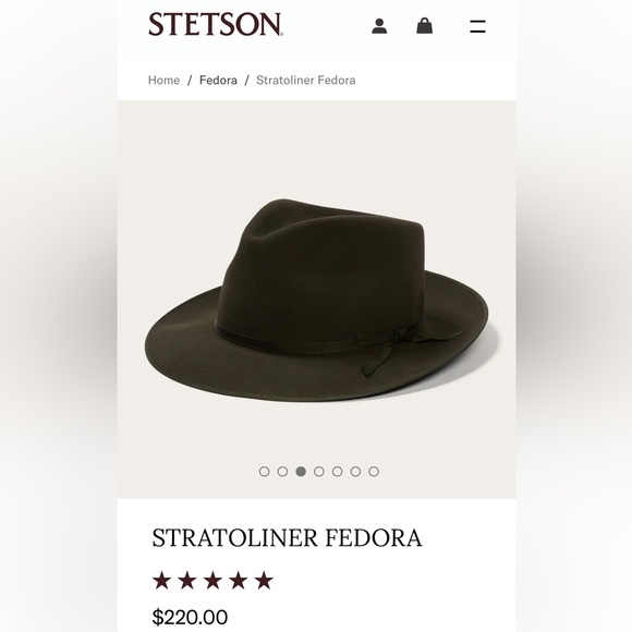 Stetson Stratoliner hat in Sage 7 5/8 NWT - Picture 1 of 7